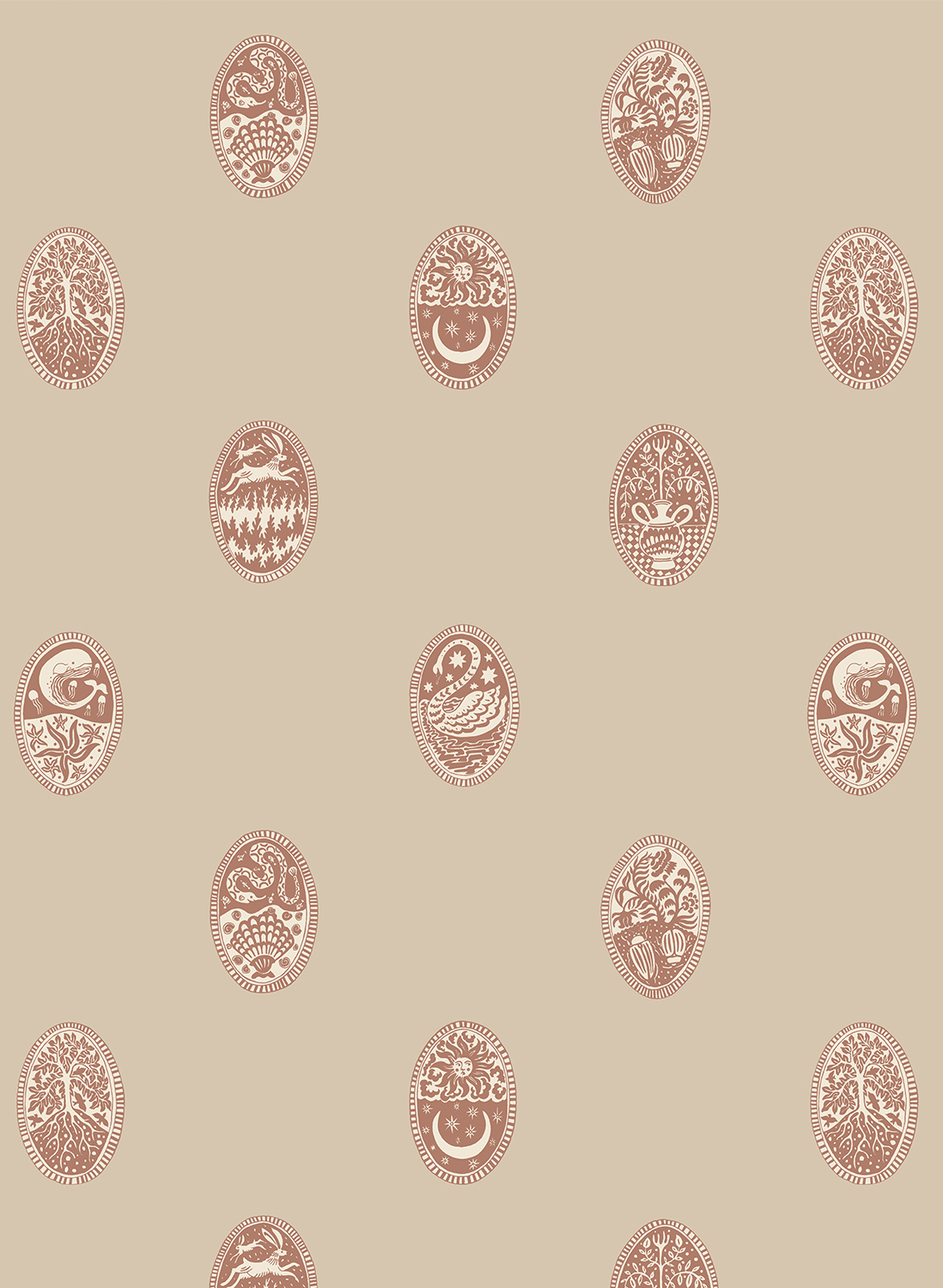 Tapete Linear Cameos - Cromwell Stone/ Hibernacle/ Salt Ridge