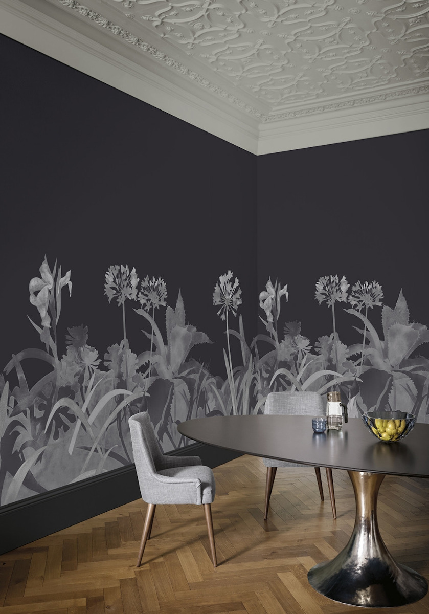 Wandbild Aloe Walk - Perse Grey