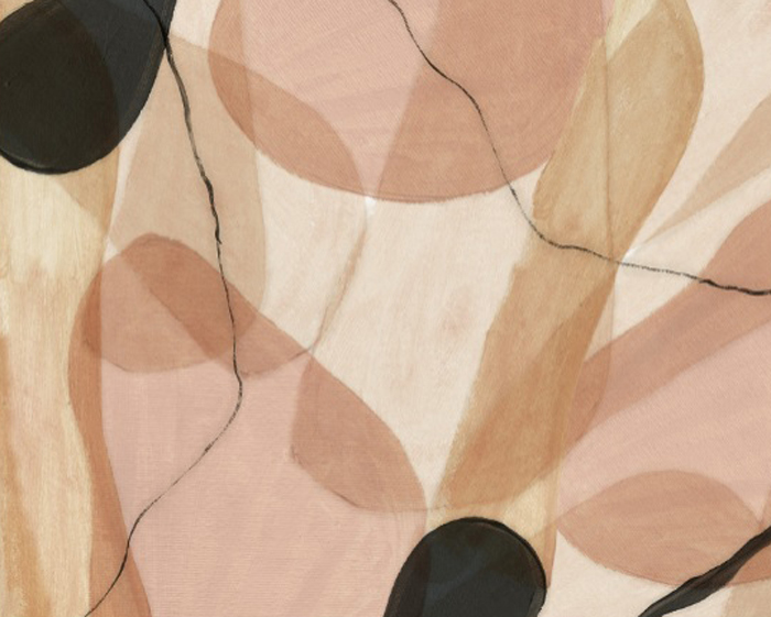 Wandbild Asana - Dusty Pink