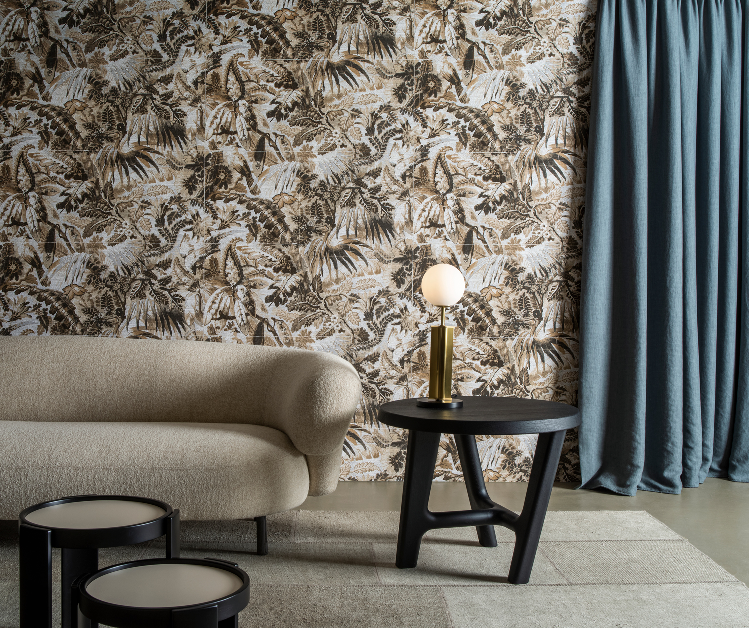 Tapete Tropicali - Linen/ Silver