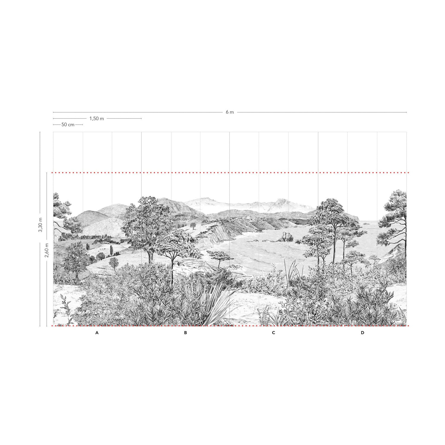 Papier peint Euskadi - Naturel Panel D