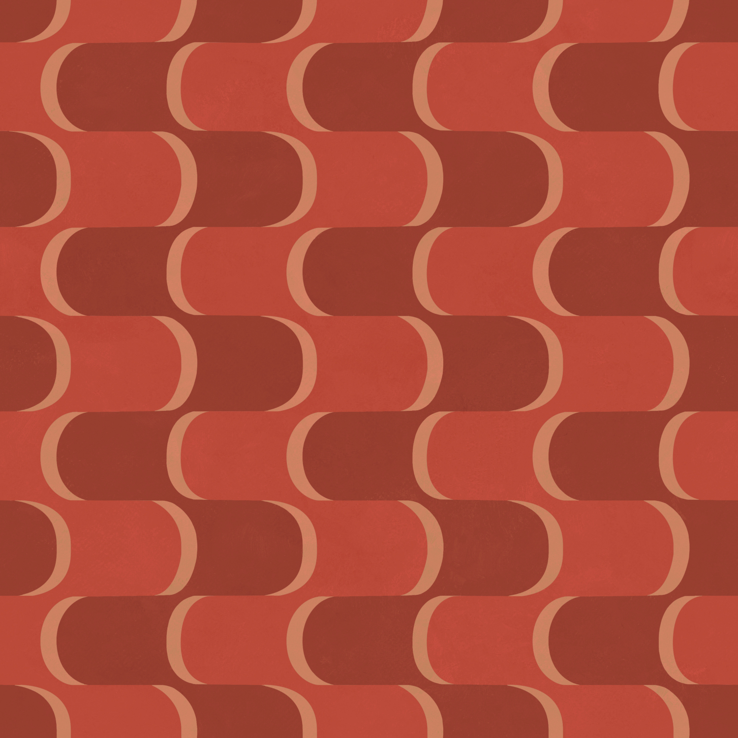 Tapete Copacabana - Terracota
