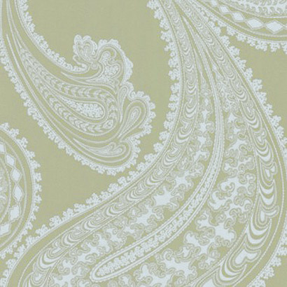 Tapete Rajapur - Seafoam on Olive