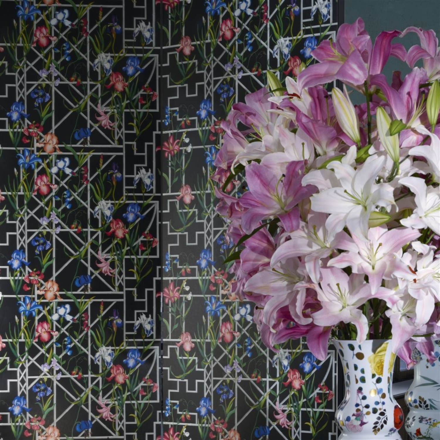Tapete Fretwork Garden - Jais