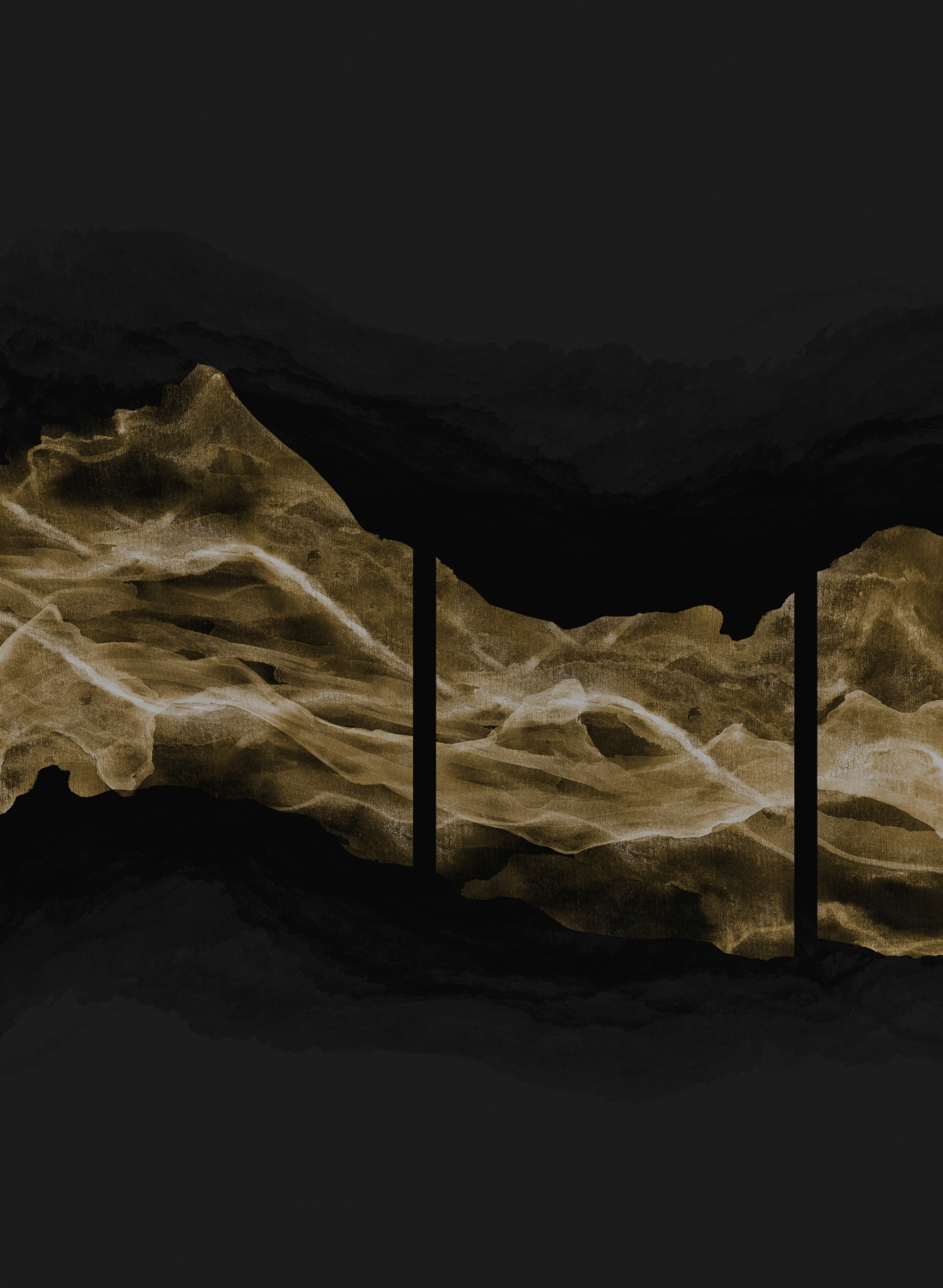 Wandbild Torn - Ink