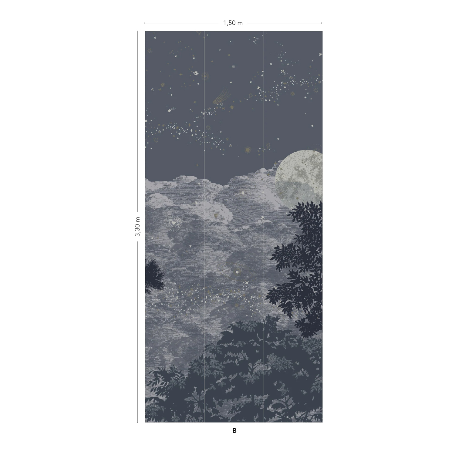 Wandbild Eclipse Clair Obscur - Panel B
