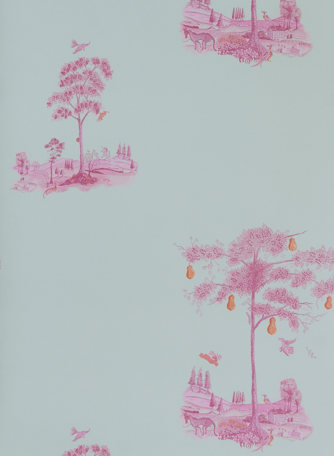 Tapete Pear Tree - Sunset Pink
