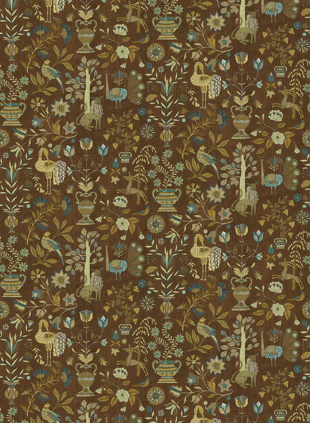 Tapete Fable Garden - Brown