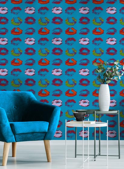 Tapete Neon Kiss