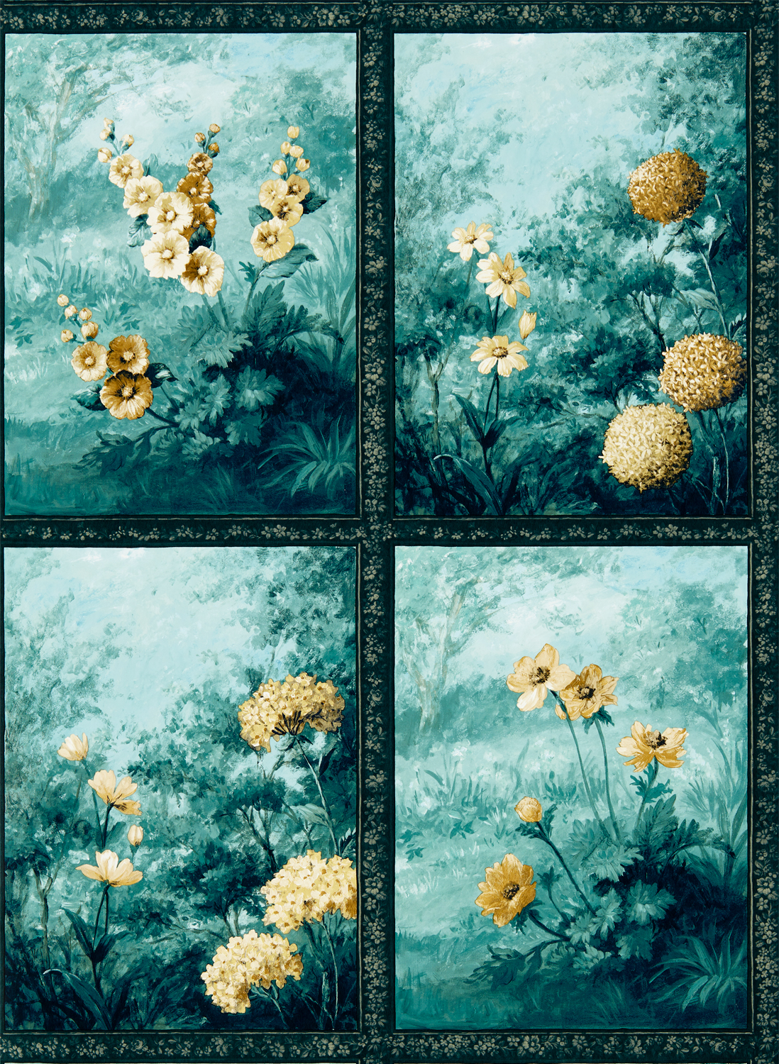 Tapete Artus - Denim/Ochre