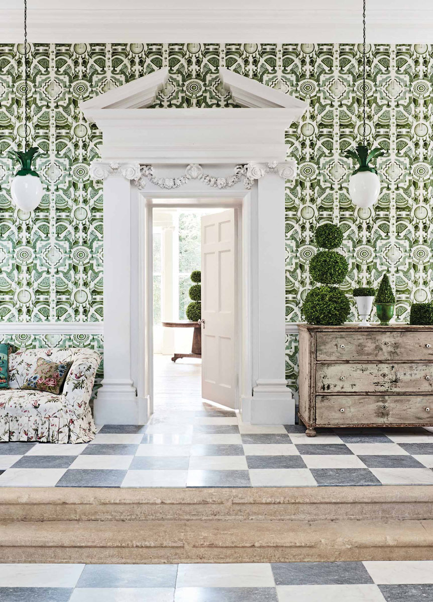 Tapete Topiary - Leaf Green