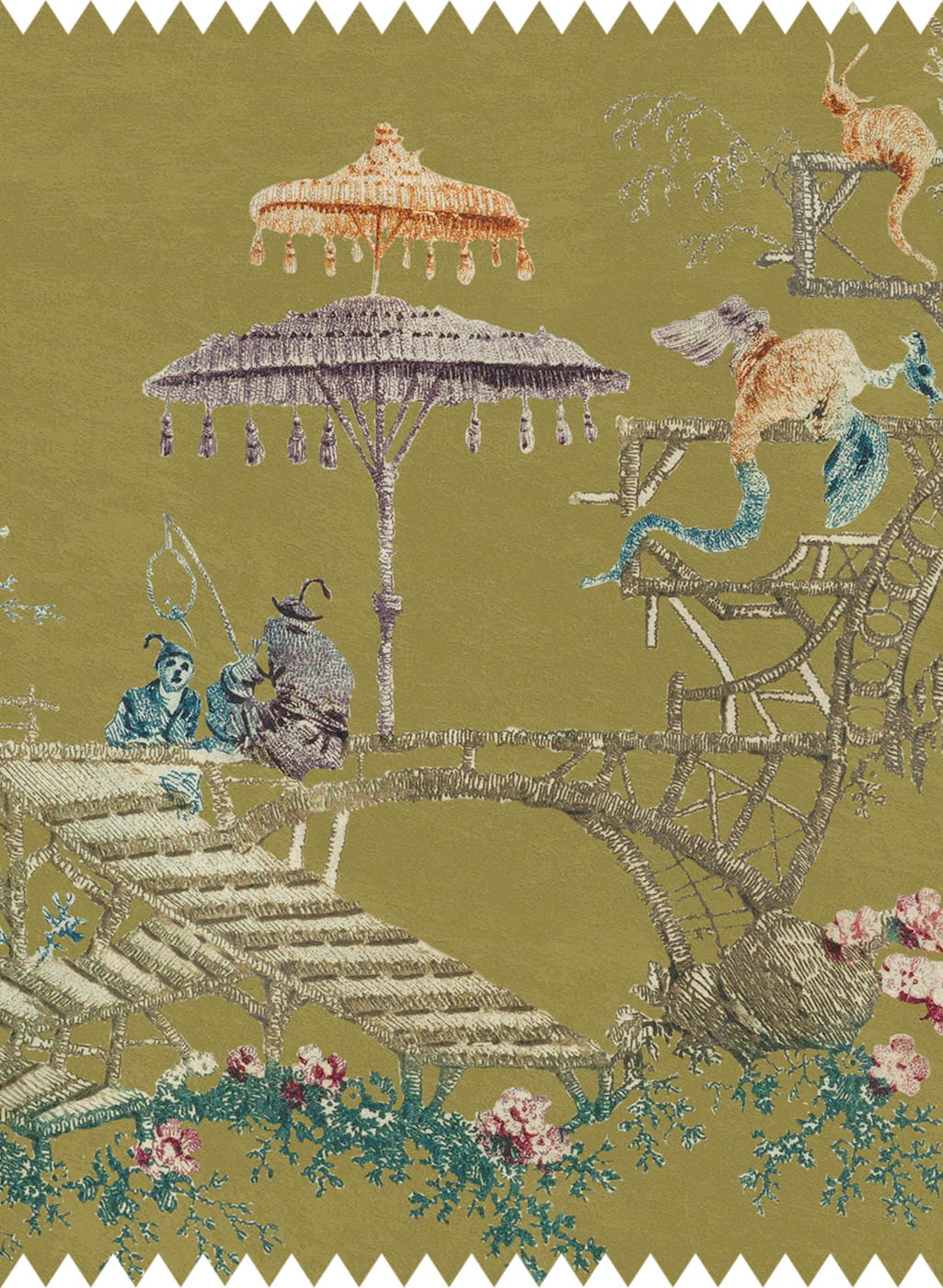 Stoff Chinoiserie - Velvet