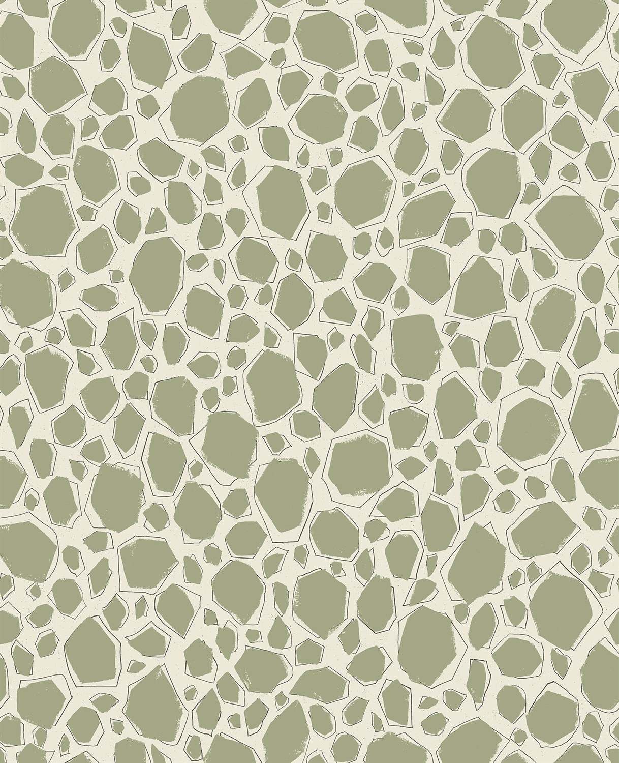 Wallpaper Scattered Ink - Olive