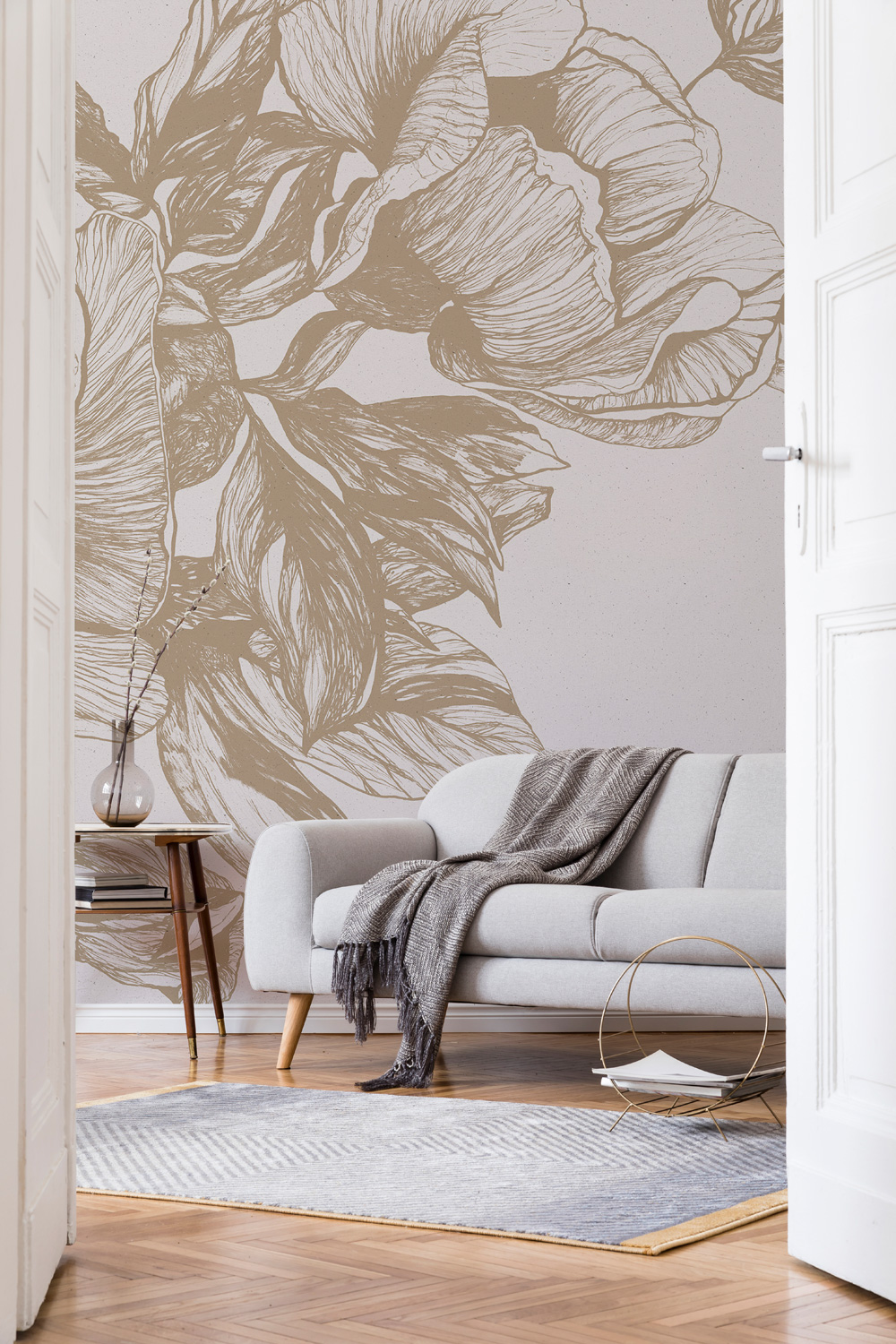 Wandbild Giant Peonies - Papirus