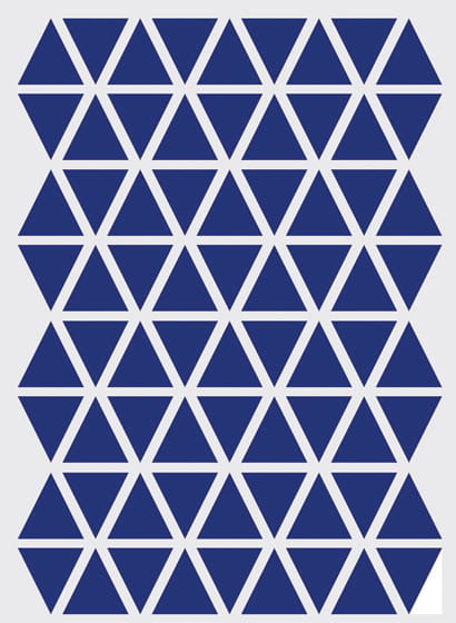 Wall Decal Mini Triangle - Blau