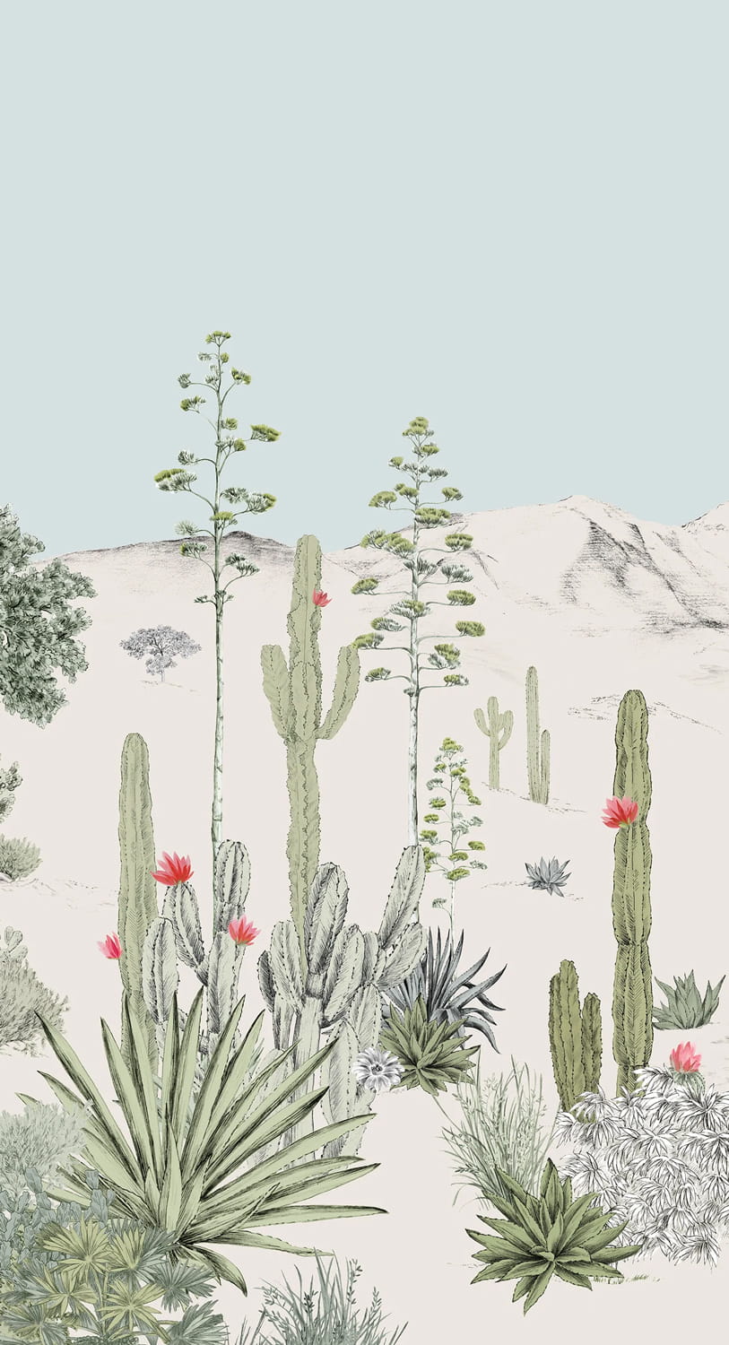 Wandbild Succulentes Pastel - Panel B