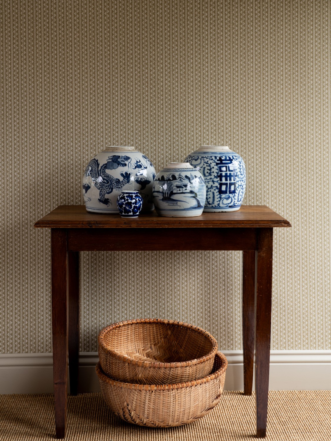 Wallpaper Zigzag - Hazelnut