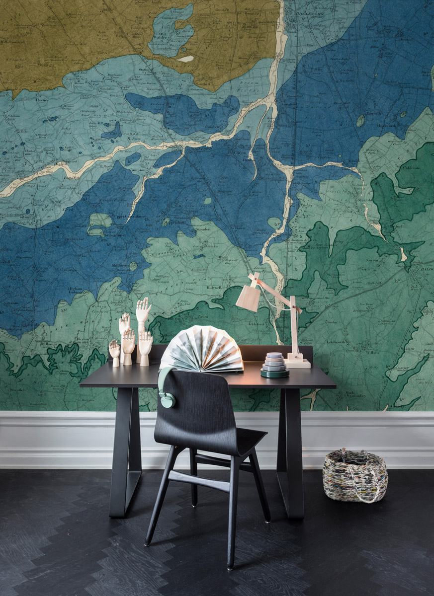 Wandbild Oxford Clay