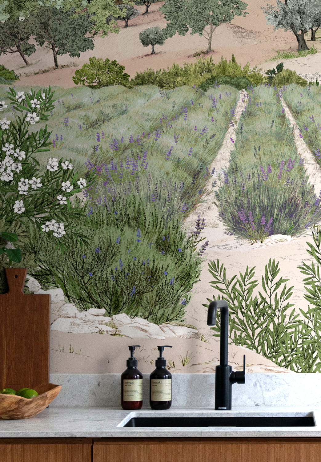 Wandbild Provence - Printemps Panel A