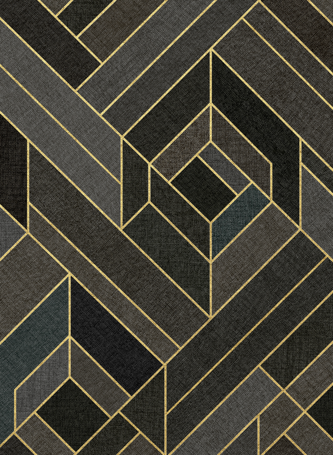 Tapete Hexagonal - Slate