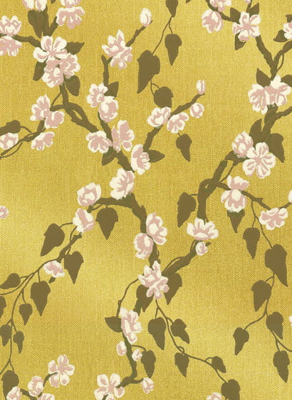 Tapete Sakura - Yellow Lustre