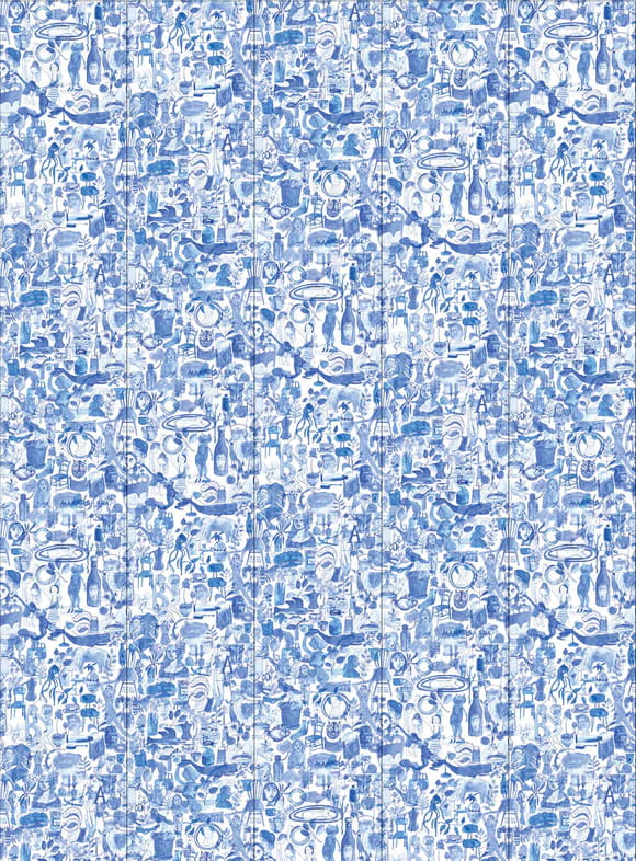 Wandbild I'm Blue - 05 Drops