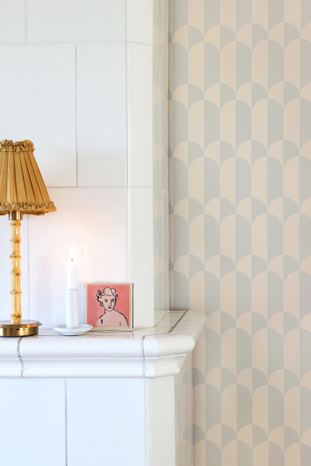 Tapete Whipped Cream - Seafoam Blue