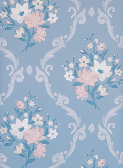 Tapete Almudaina - Powder Blue/ Creme/ Blush