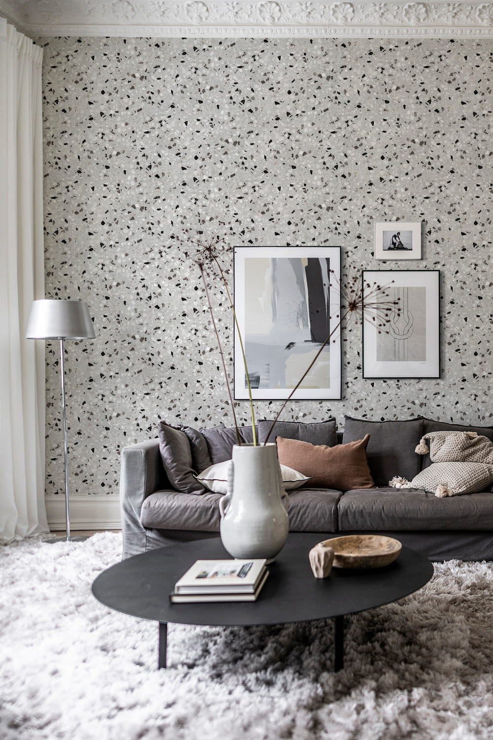 Tapete Terazzo - Stone Grey