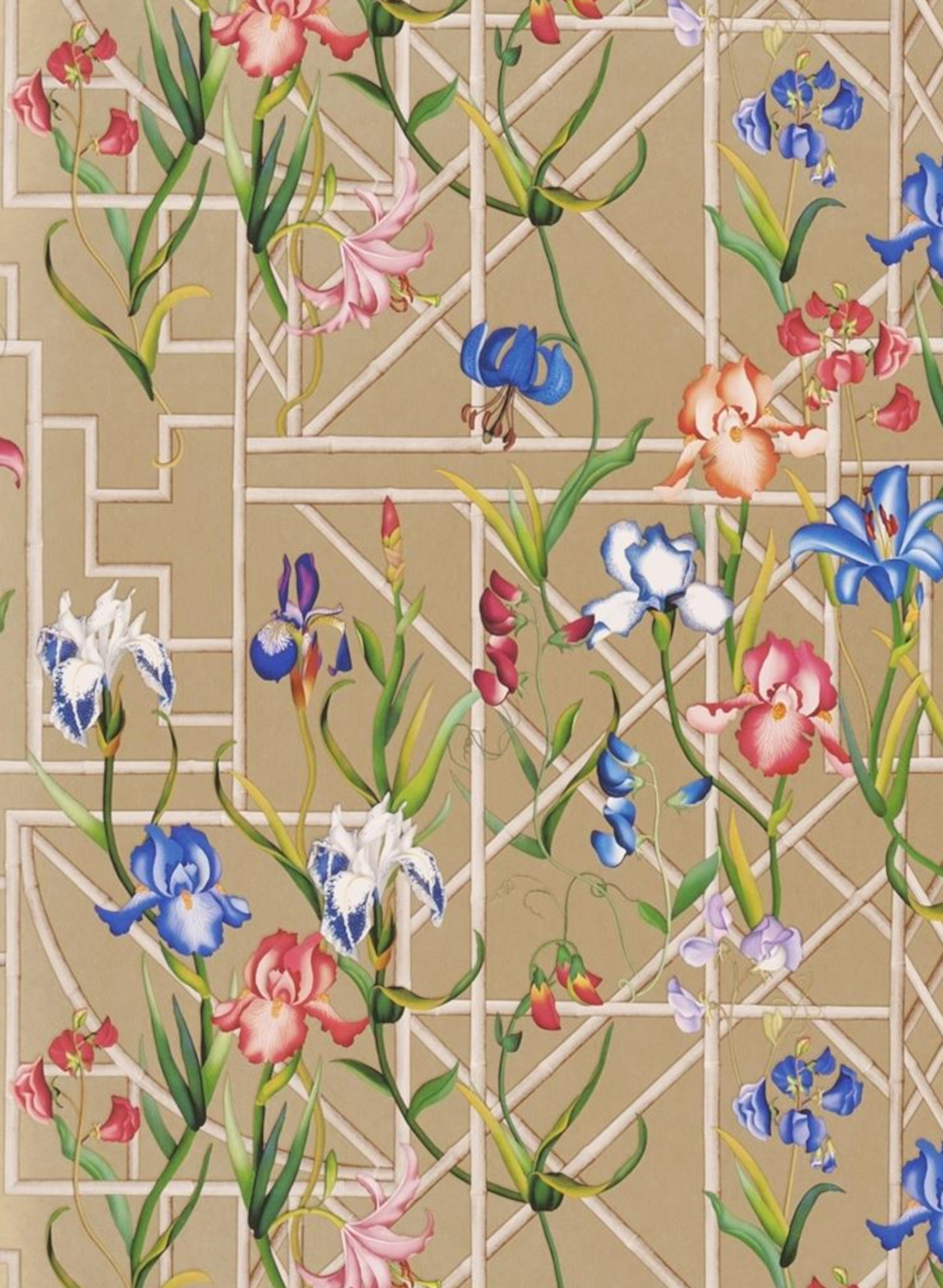 Tapete Fretwork Garden - Or