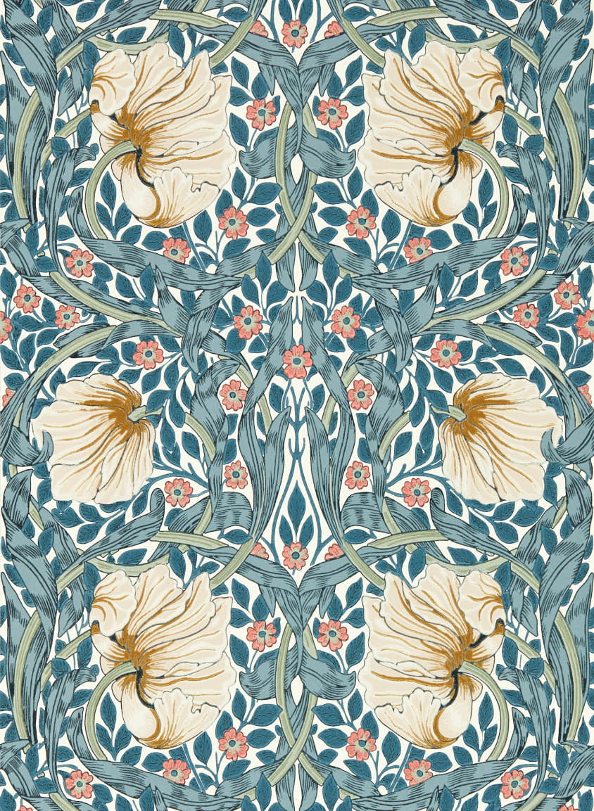 Tapete Pimpernel - Woad/ Coral