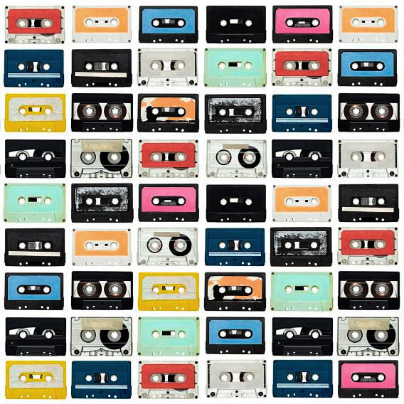Wandbild Mixed Tape