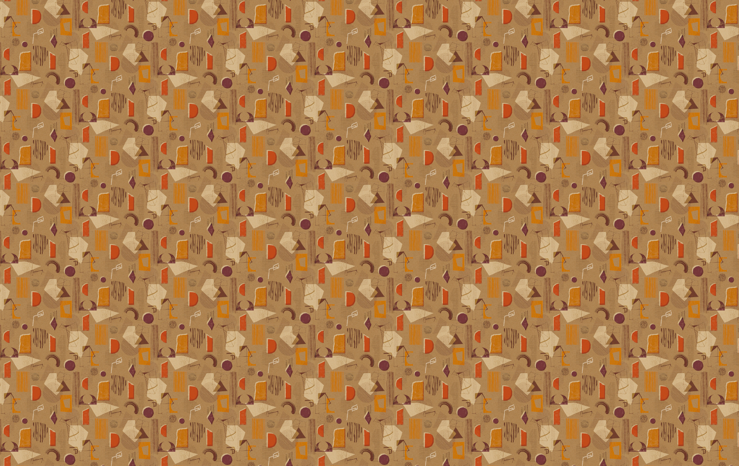 Tapete Brave Partiture - Cinnamon
