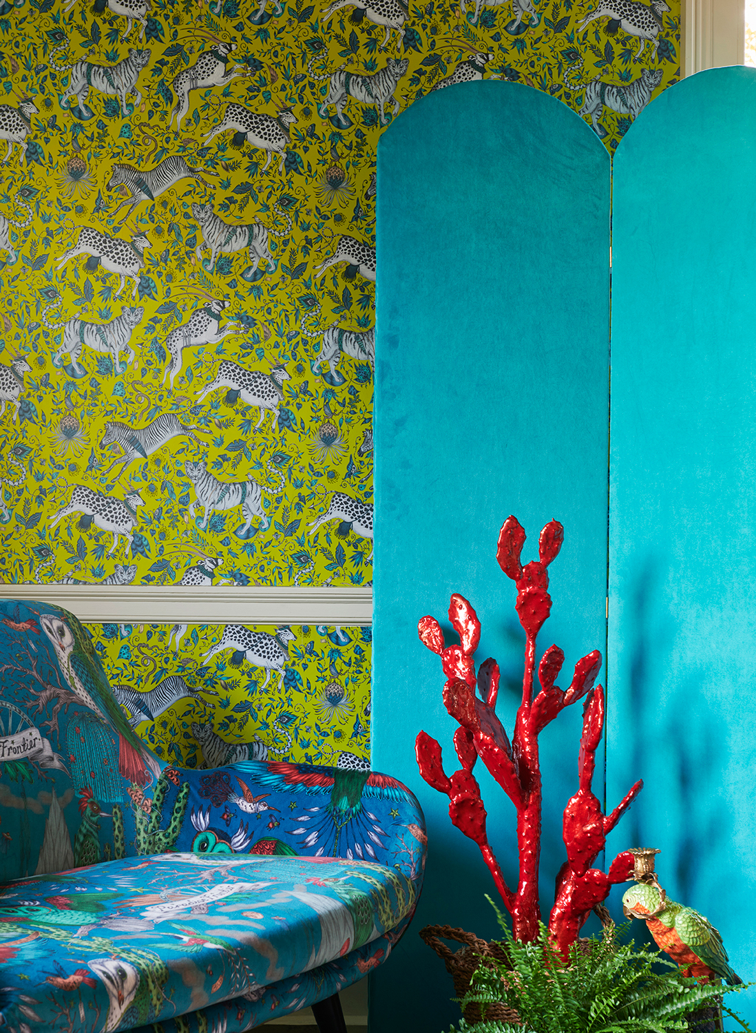 Tapete Protea - lime