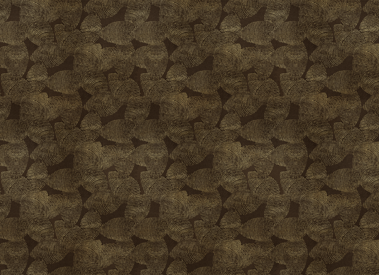 Wandbild Lignite - Gold