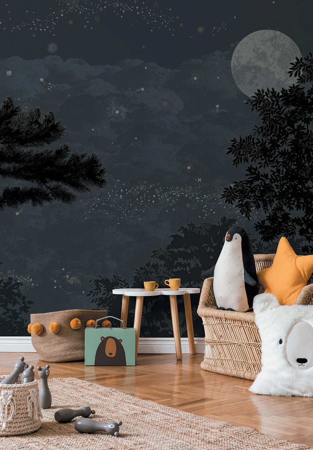 Wandbild Eclipse Nocturne - Panel A