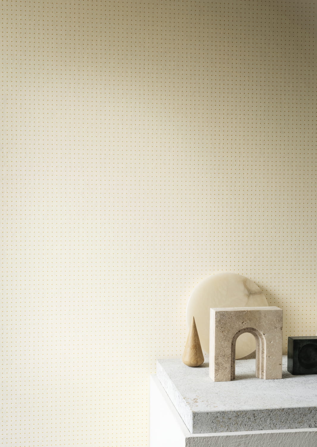 Tapete Dots - 31002 - Ivory White