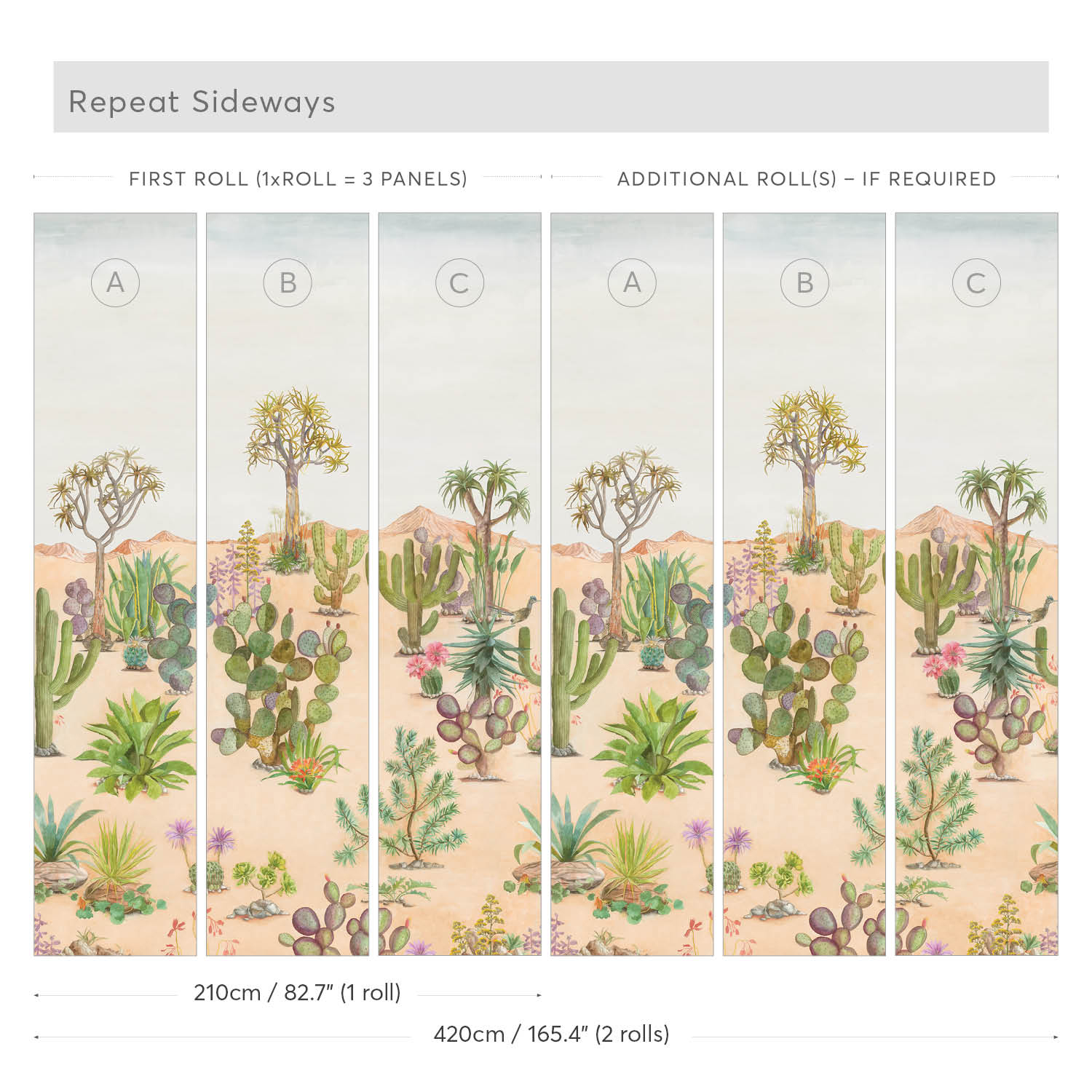 Wandbild Desert - Sand