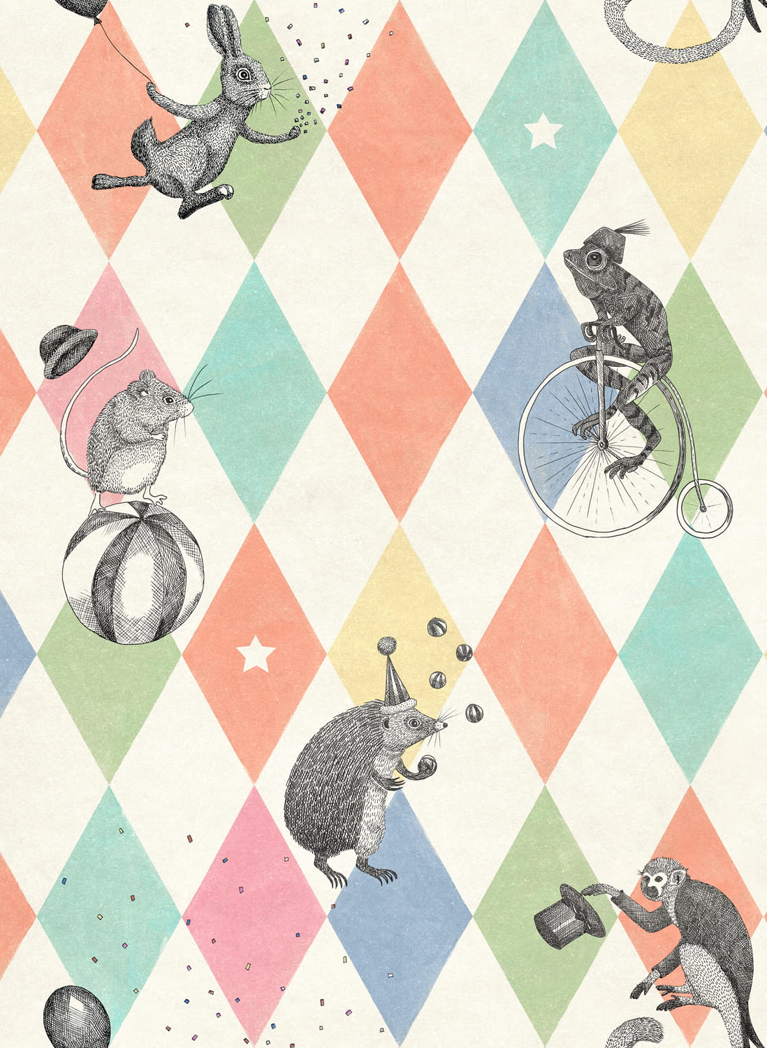 Tapete Circus Corner - Rainbow