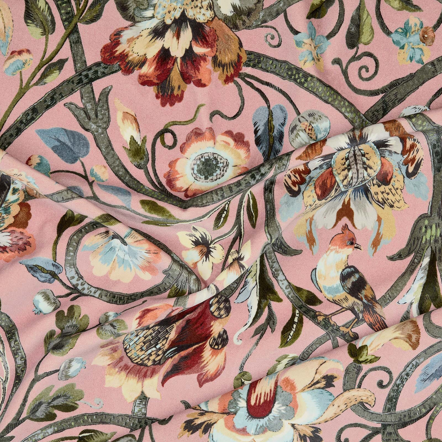 Stoff Gaia - Velvet - Blush