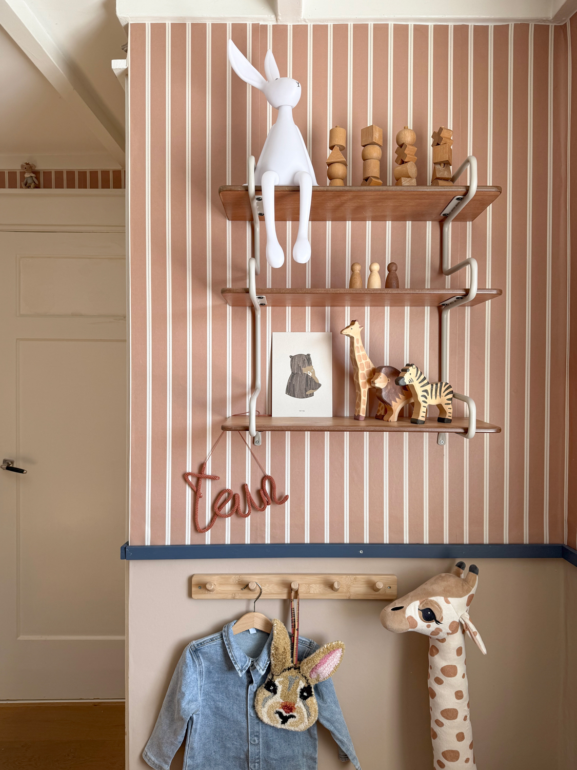 Tapete Ribbon / Lintjes - Old Pink / Oudroze