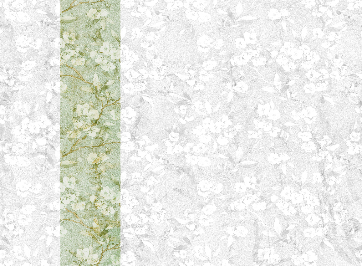 Wandbild Momo - Green Panel 2