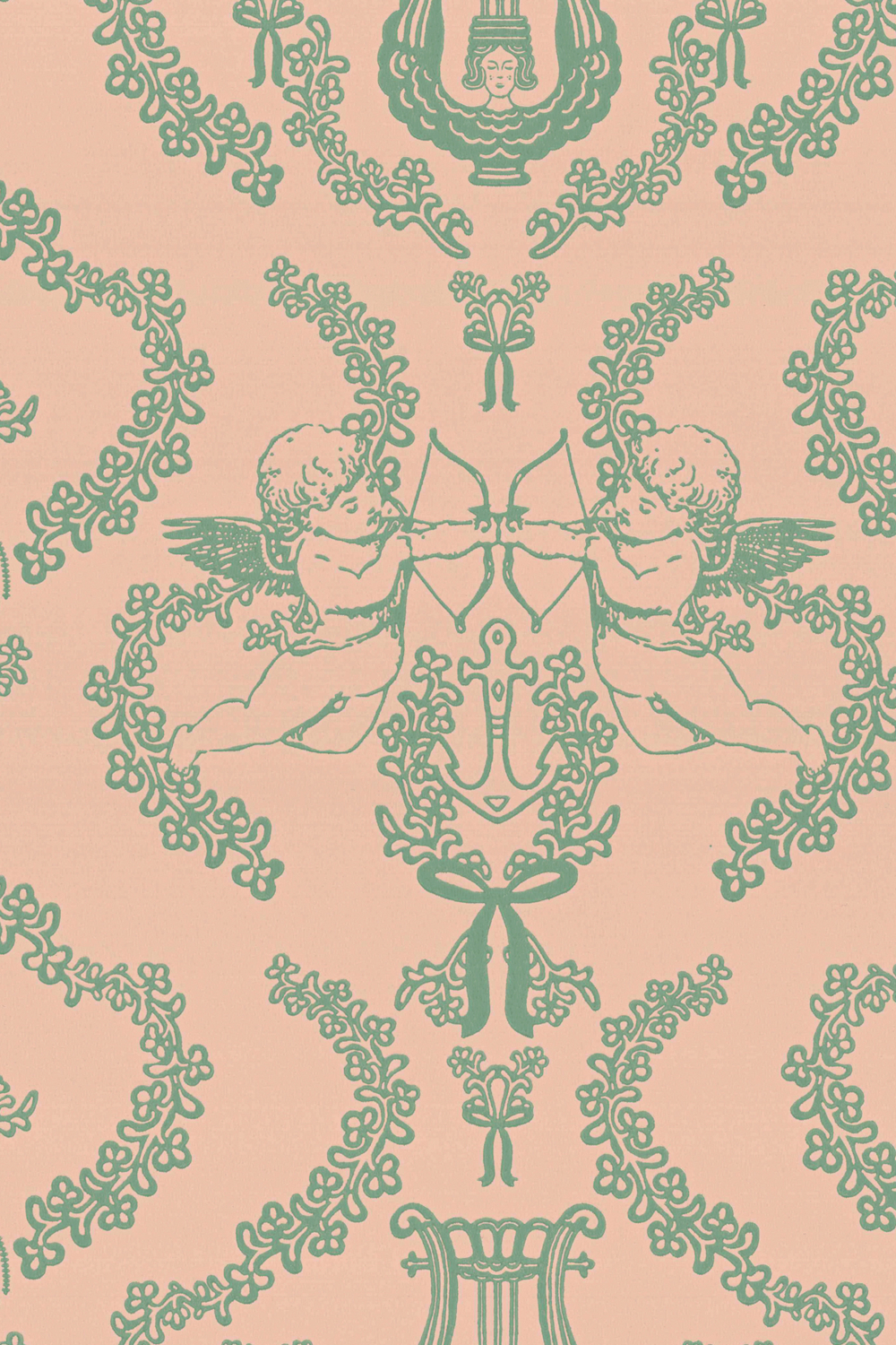 Tapete Flame of Love - Old Pink