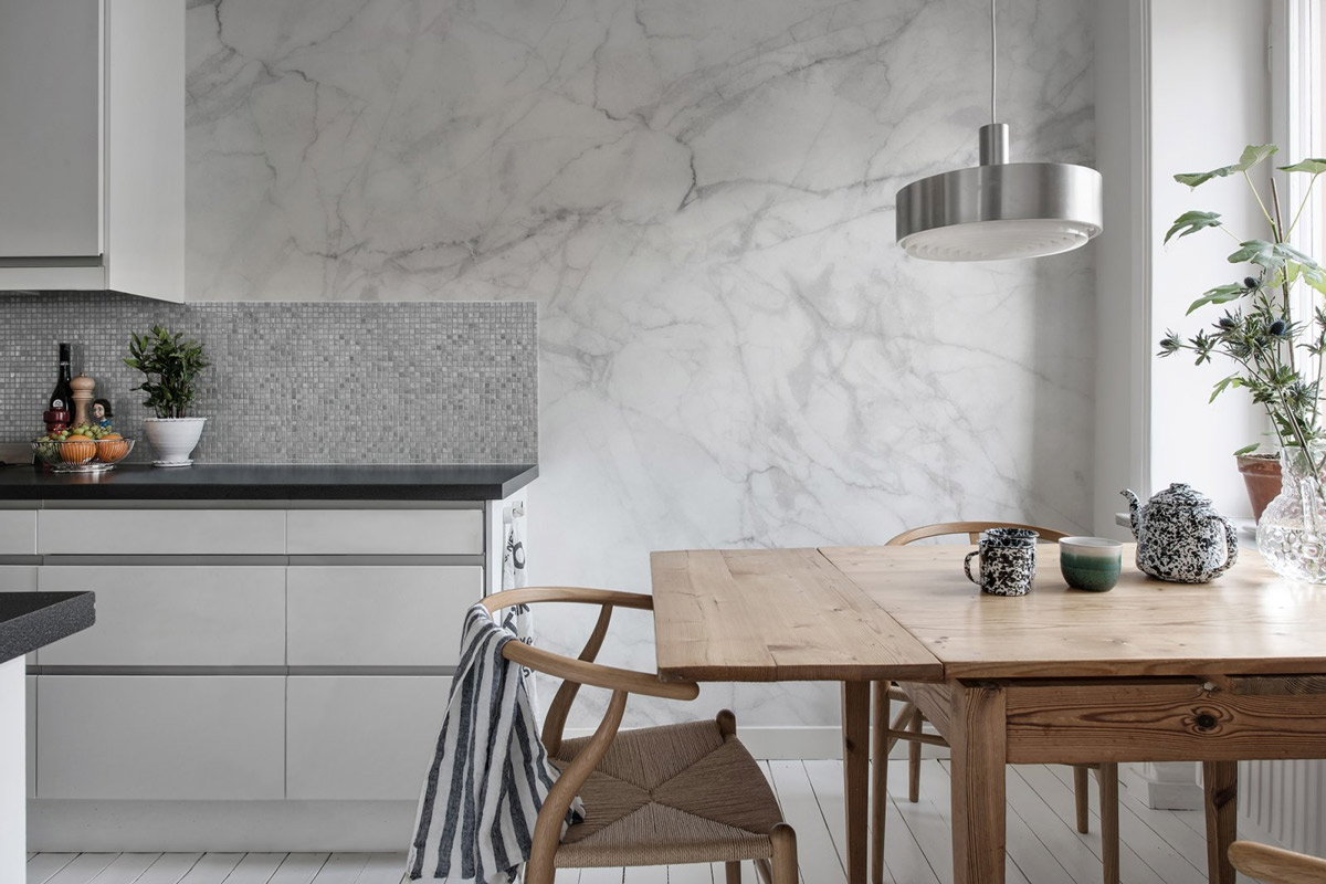 Wandbild Marble Art