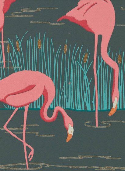 Tapete Salinas - Ebony/ Coral/ Lagoon