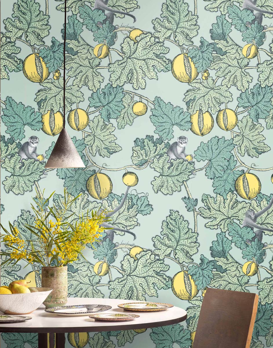 Tapete Frutto Proibito - Seafoam & Lemon