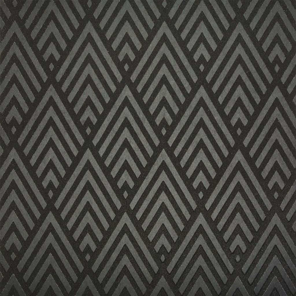 Tapete Jazz Age Geometric - Charcoal