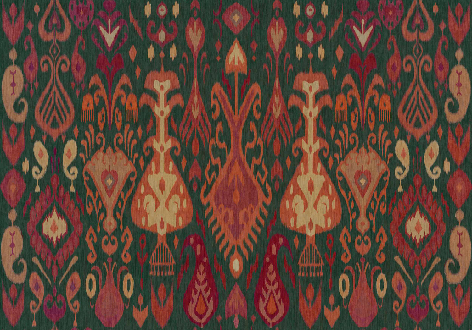 Wandbild Boho - green
