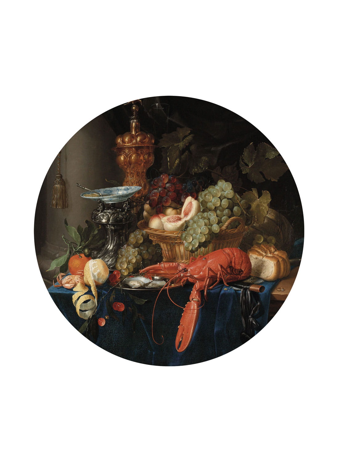 Wandbild Lobster Circle - M - 1.9m