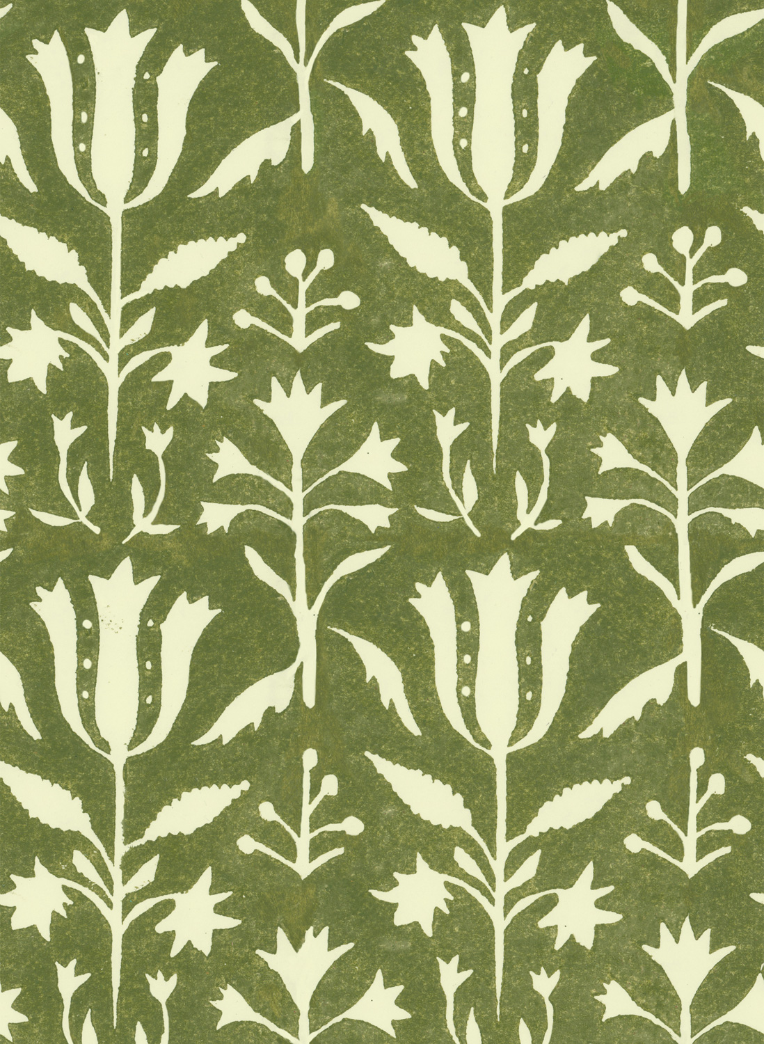 Tapete Tulipan - Herbal/ Beige